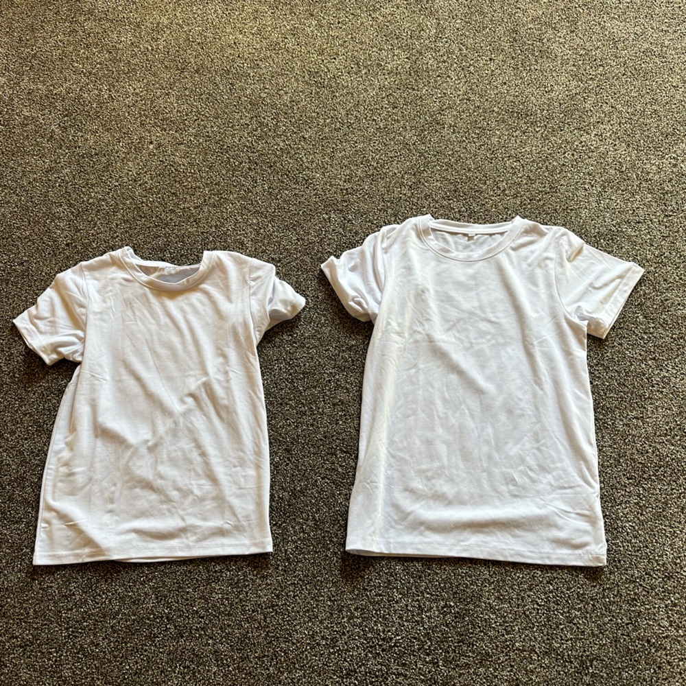Circuit white tshirts for kids & Marian basketball clothing